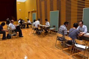 入試、学生生活、就職に関する個別相談コーナー。