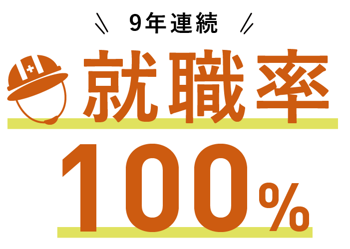 就職率100%