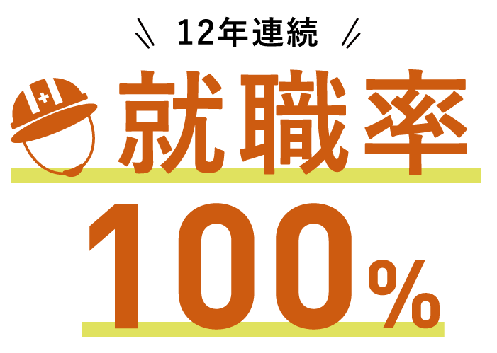 就職率100%
