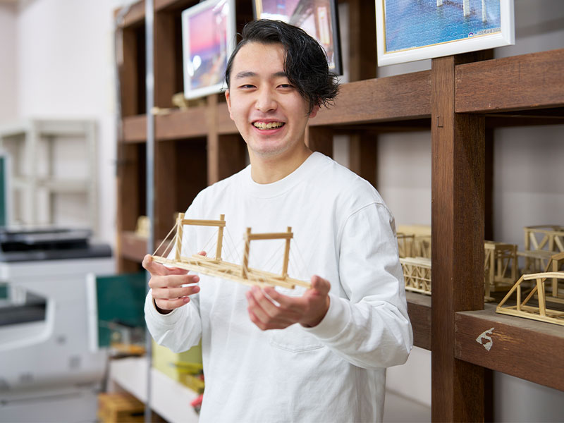 土木工学科 車田喜輝さん sp