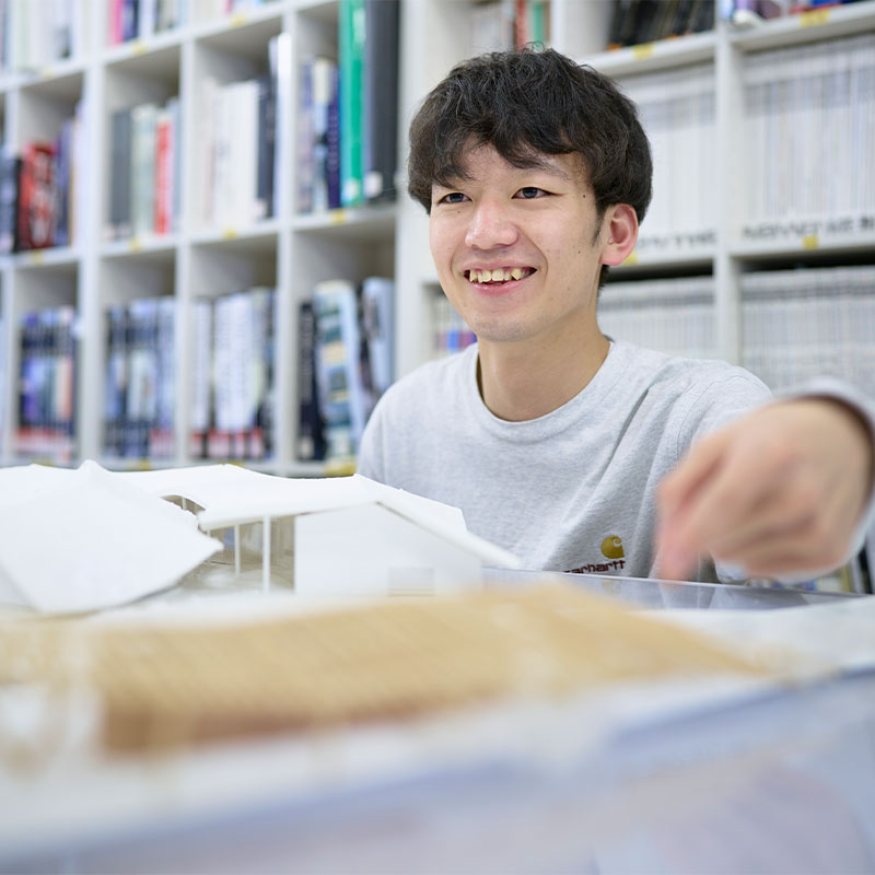 Look up to Senpai 建築学科 黒田大翔さん08