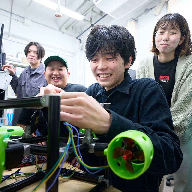 My Story 電気電子工学科 川田裕貴さん03