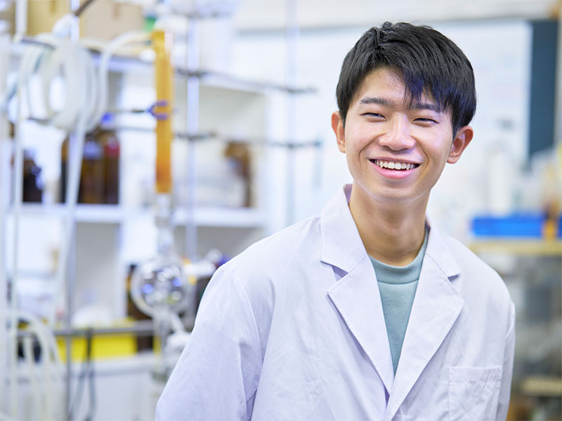 生命応用化学科 坂口暁都さん sp