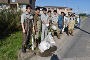 春の経験からスムーズに作業が進みで早く終了!