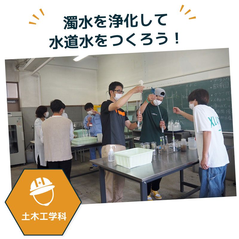 濁水を浄化して水道水をつくろう!