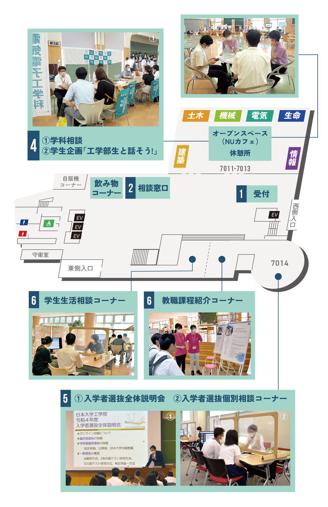 70号館フロア図