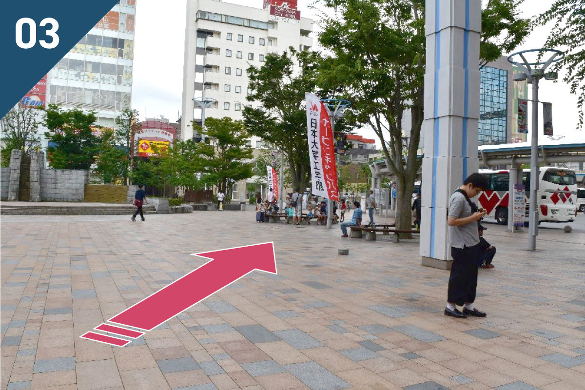 在来線改札口から出た場合03