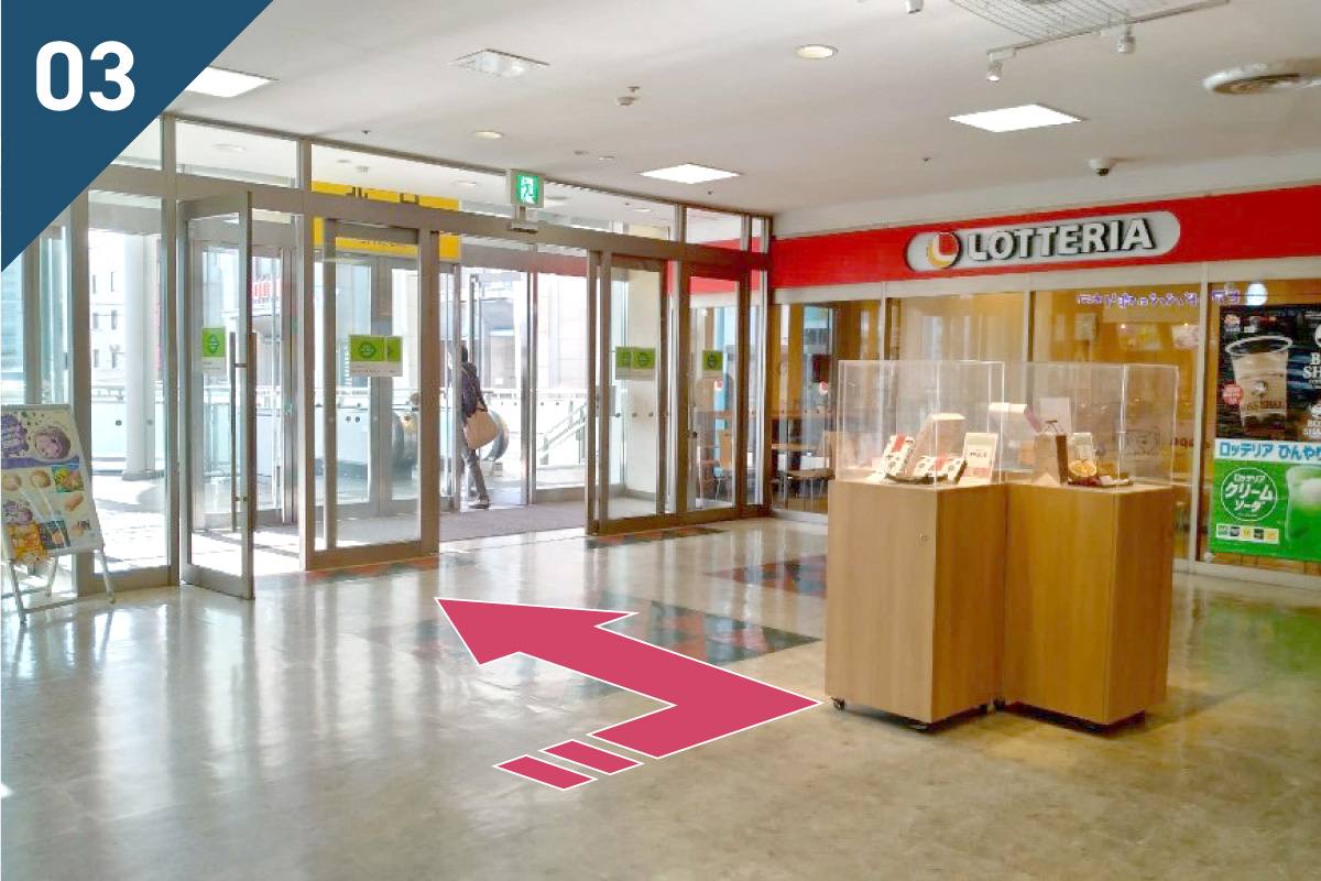 2階エスパル口から出た場合03