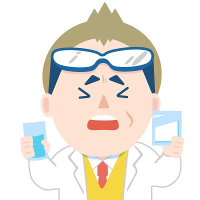 粉薬に苦がるキョージュ