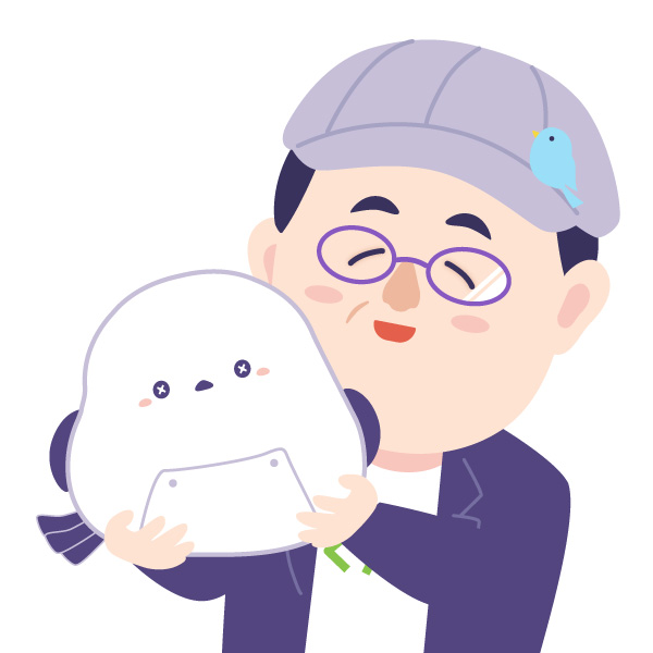 ふわふわのロボットに癒されるキョージュ